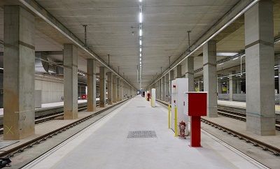 Fase final para la apertura de todas las v�as de alta velocidad de la estaci�n La Sagrera en Barcelona
